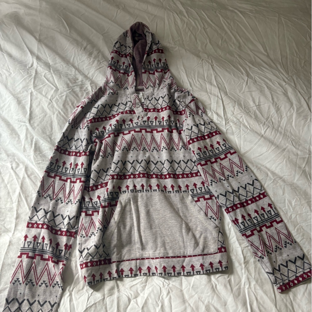 On the Byas Red and Black Patterned Jacket